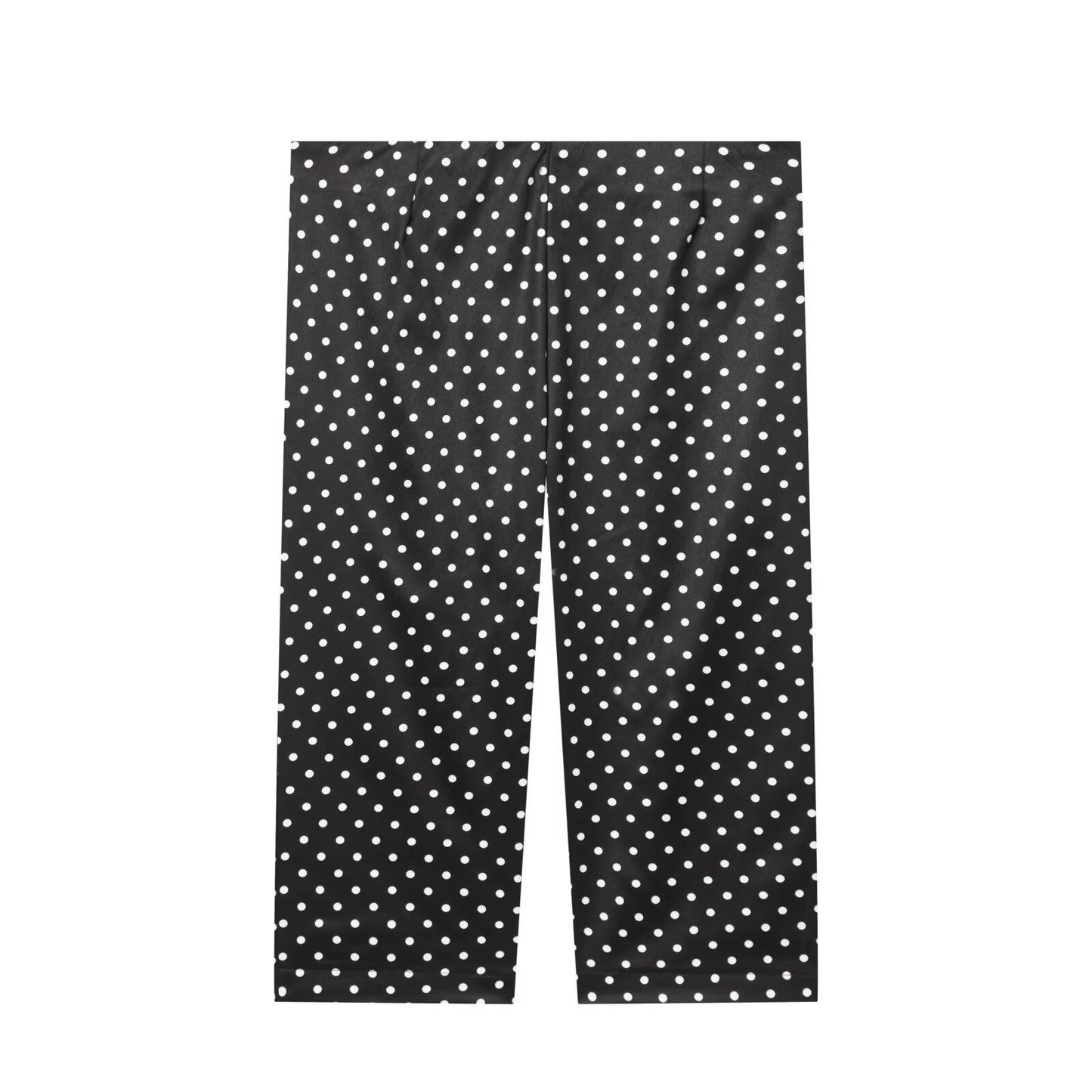 Women's casual seven point polka dot pants