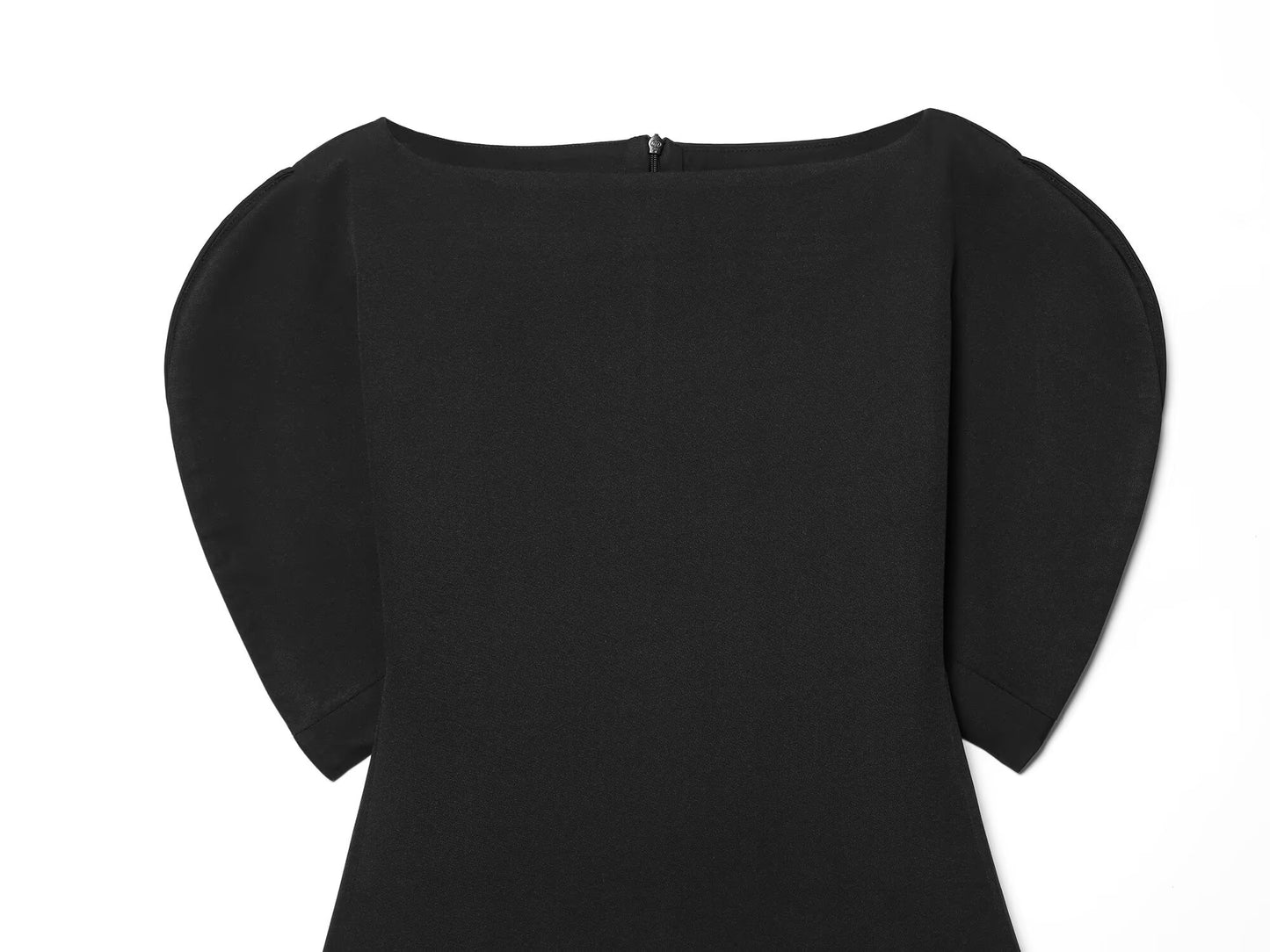 Women's Bubble Sleeve Asymmetric Top