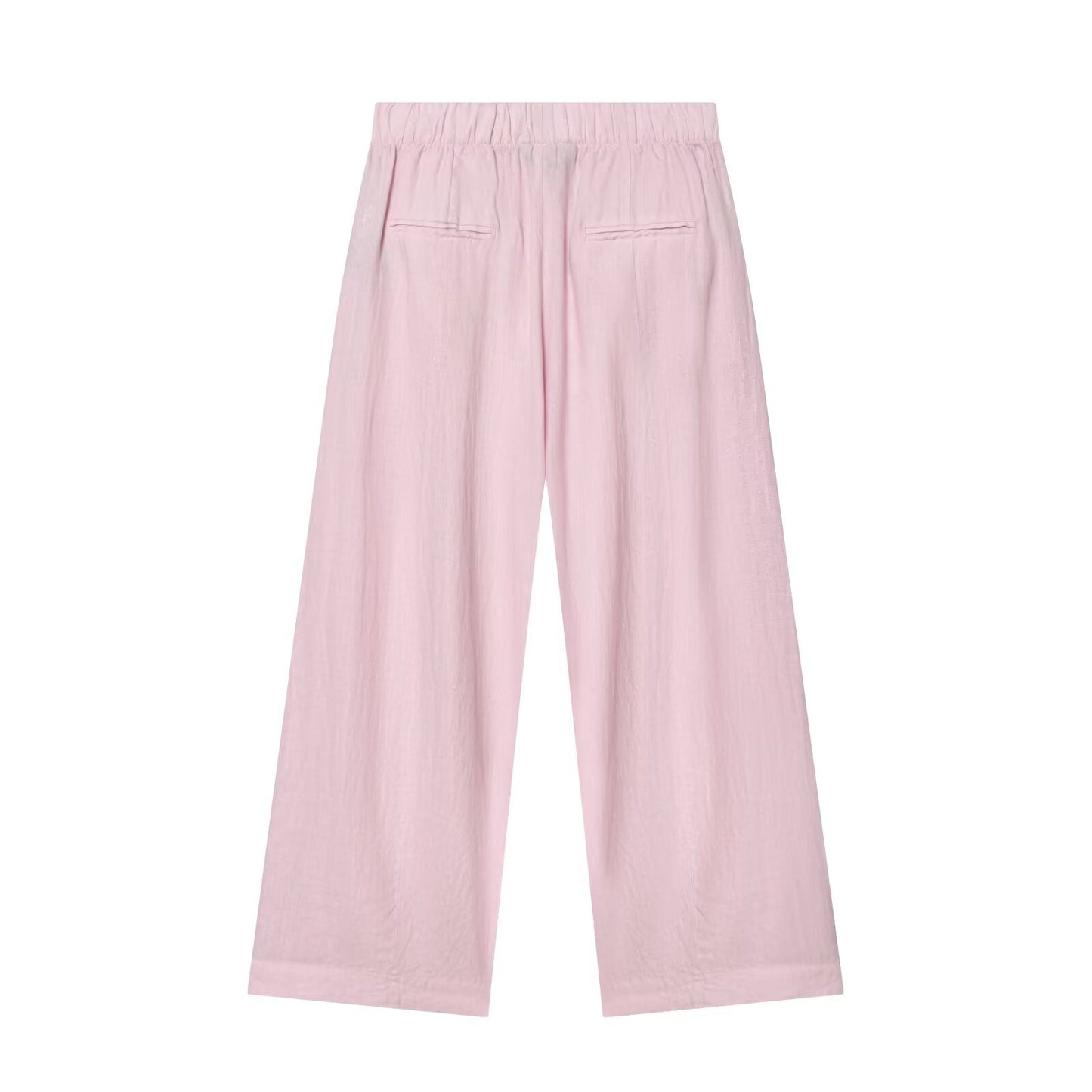 suit Women's 2 pieces pocket decoration linen blend shirt+Pants+ Shorts