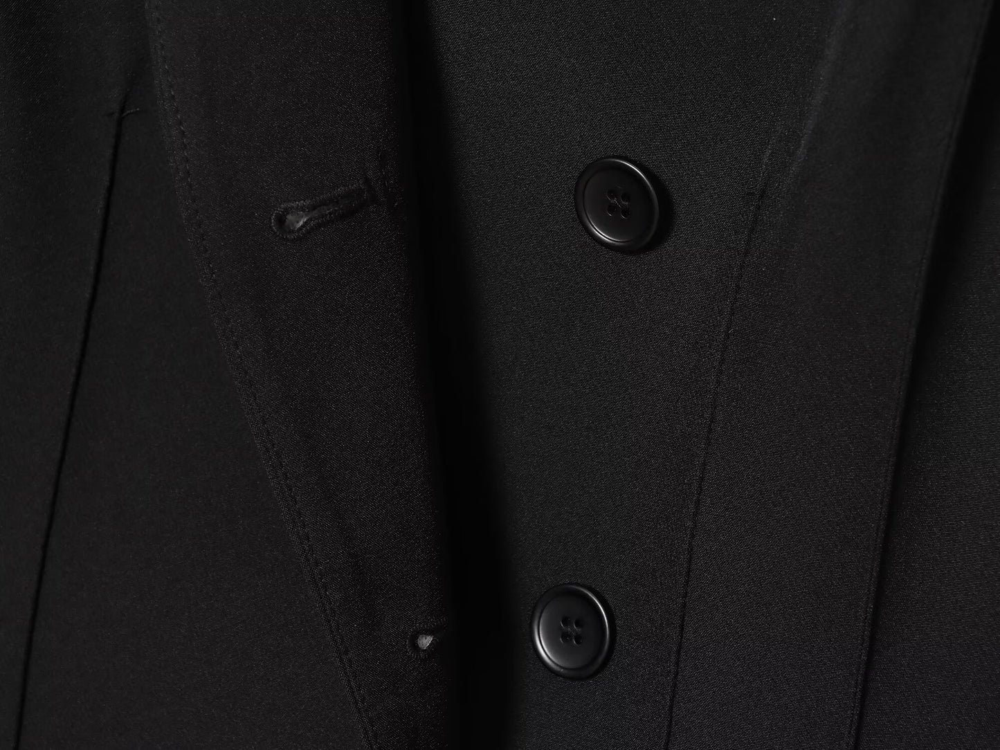 suit Women's 2 pieces Women's black slim stand collar Blazer Coat+Pants