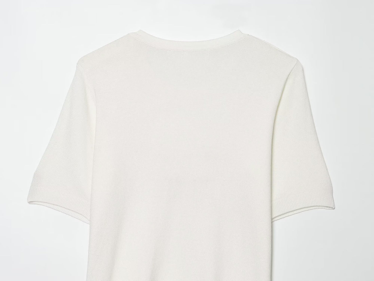 2026 Women's basic style short sleeved knitted sweater