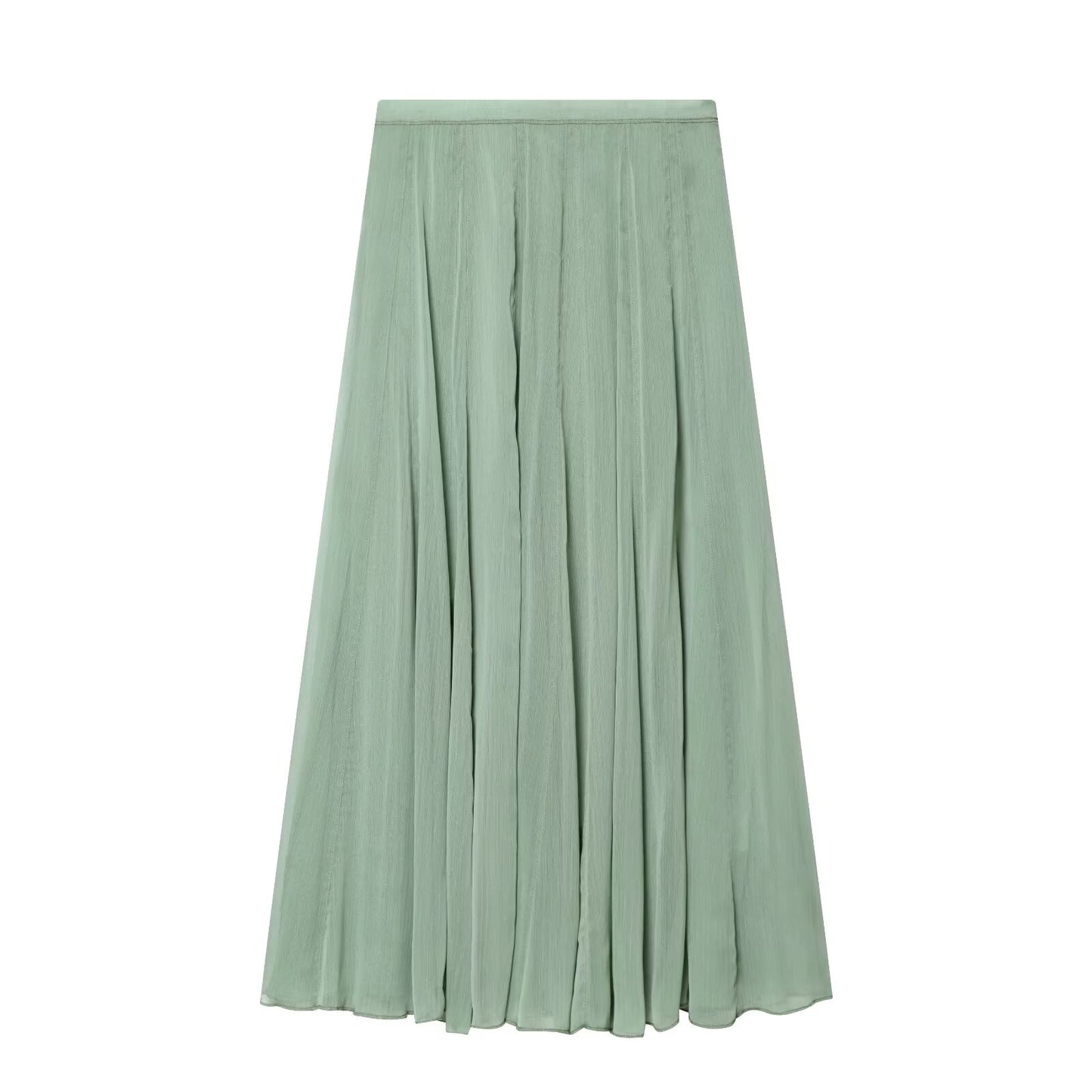 2026 Women's casual draped MIDI skirt
