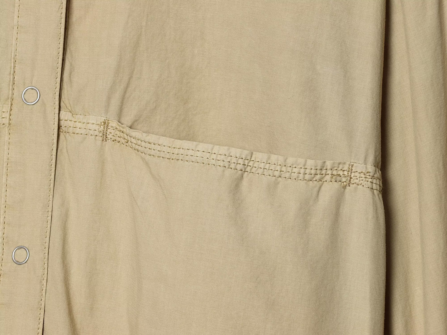 Women's washed effect poplin jacket Coat