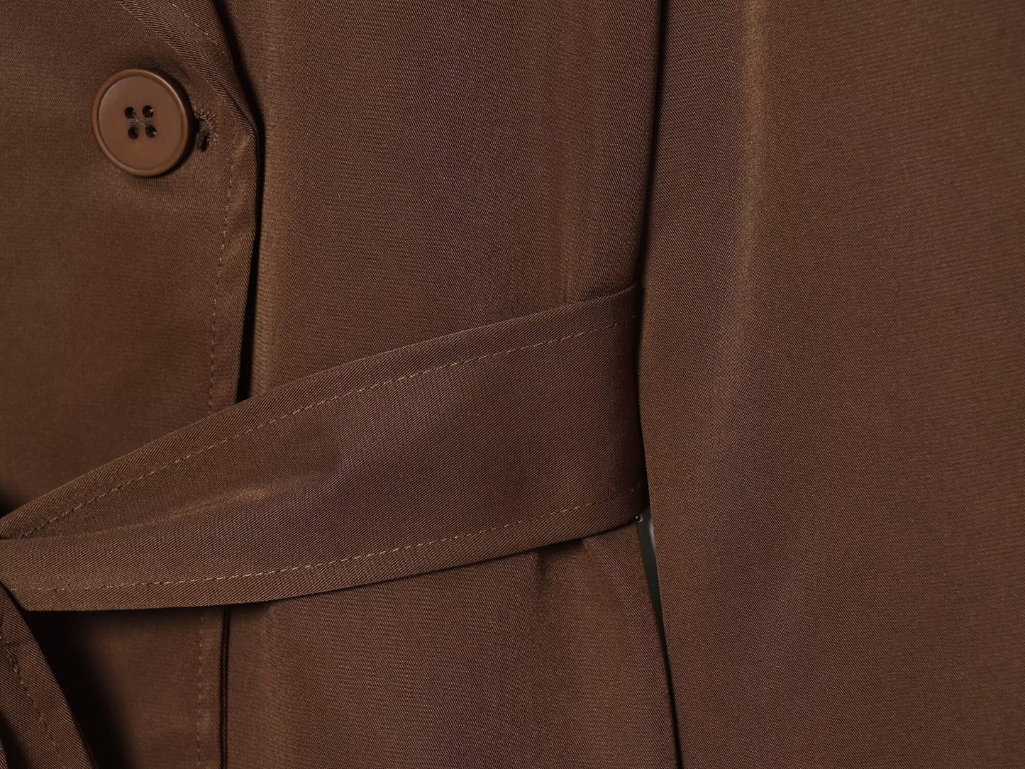 Women's with Belt short double breasted windbreaker Coat
