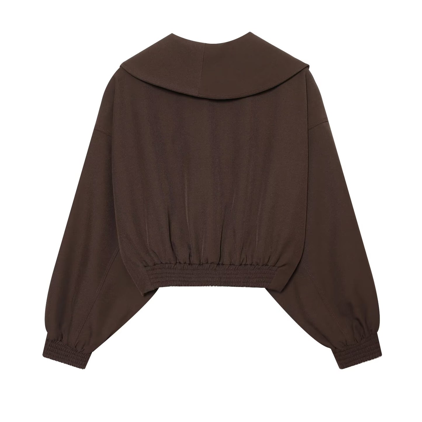 Women's buckle decoration casual short jacket
