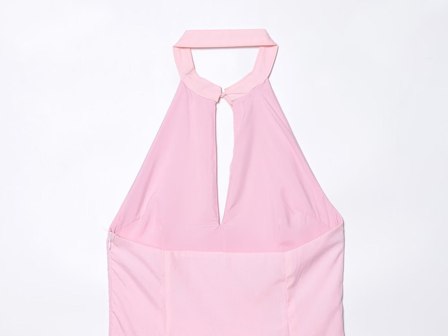 Women's backless halter neck mini dress