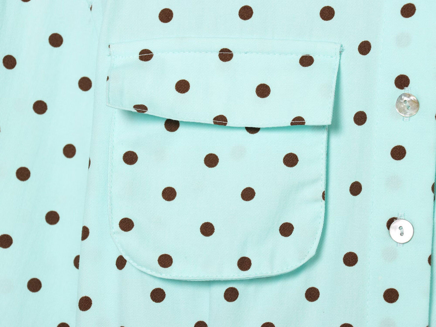 suit Women's 2 pieces polka dot shirt style Coat+Pants