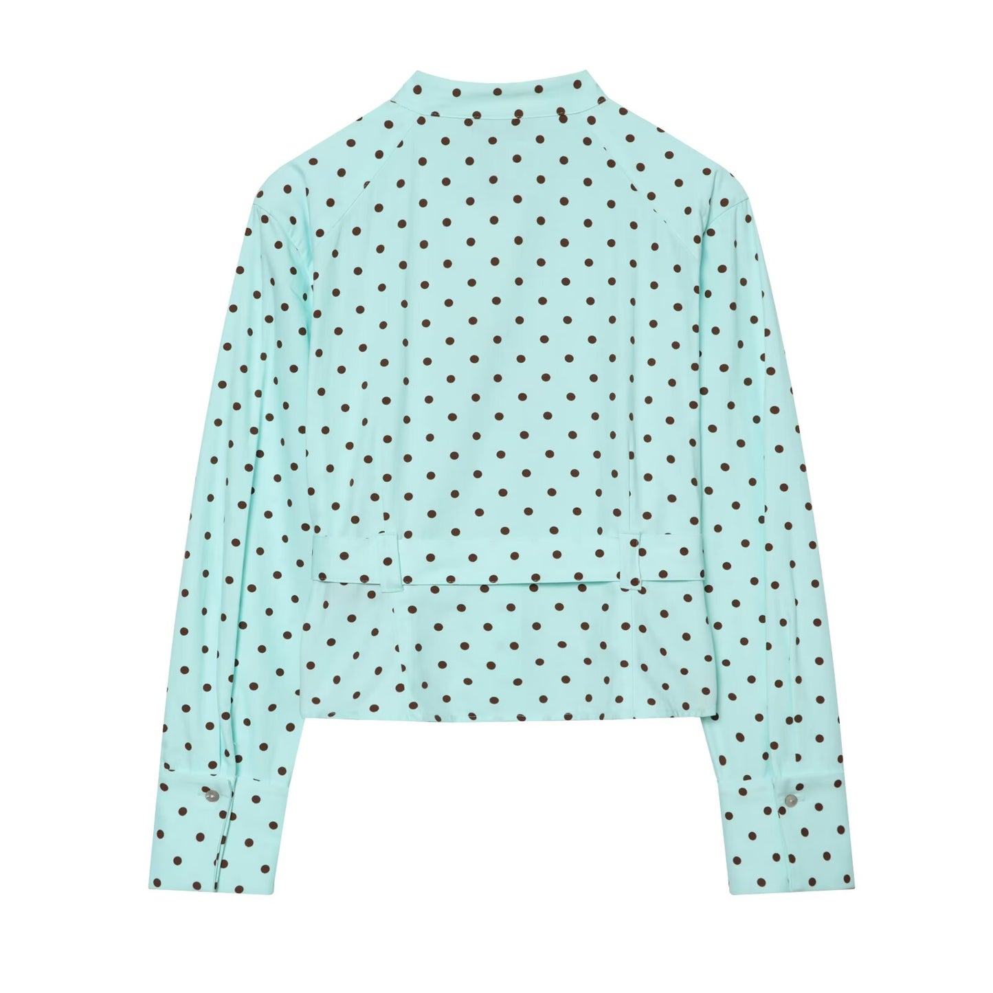 suit Women's 2 pieces polka dot shirt style Coat+Pants