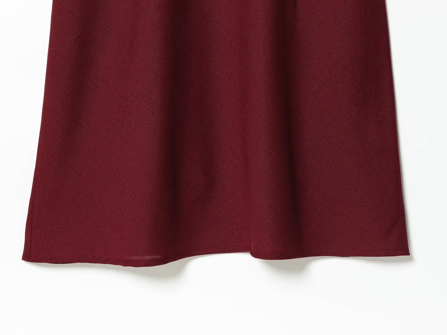 Women's linen asymmetrical MIDI dress