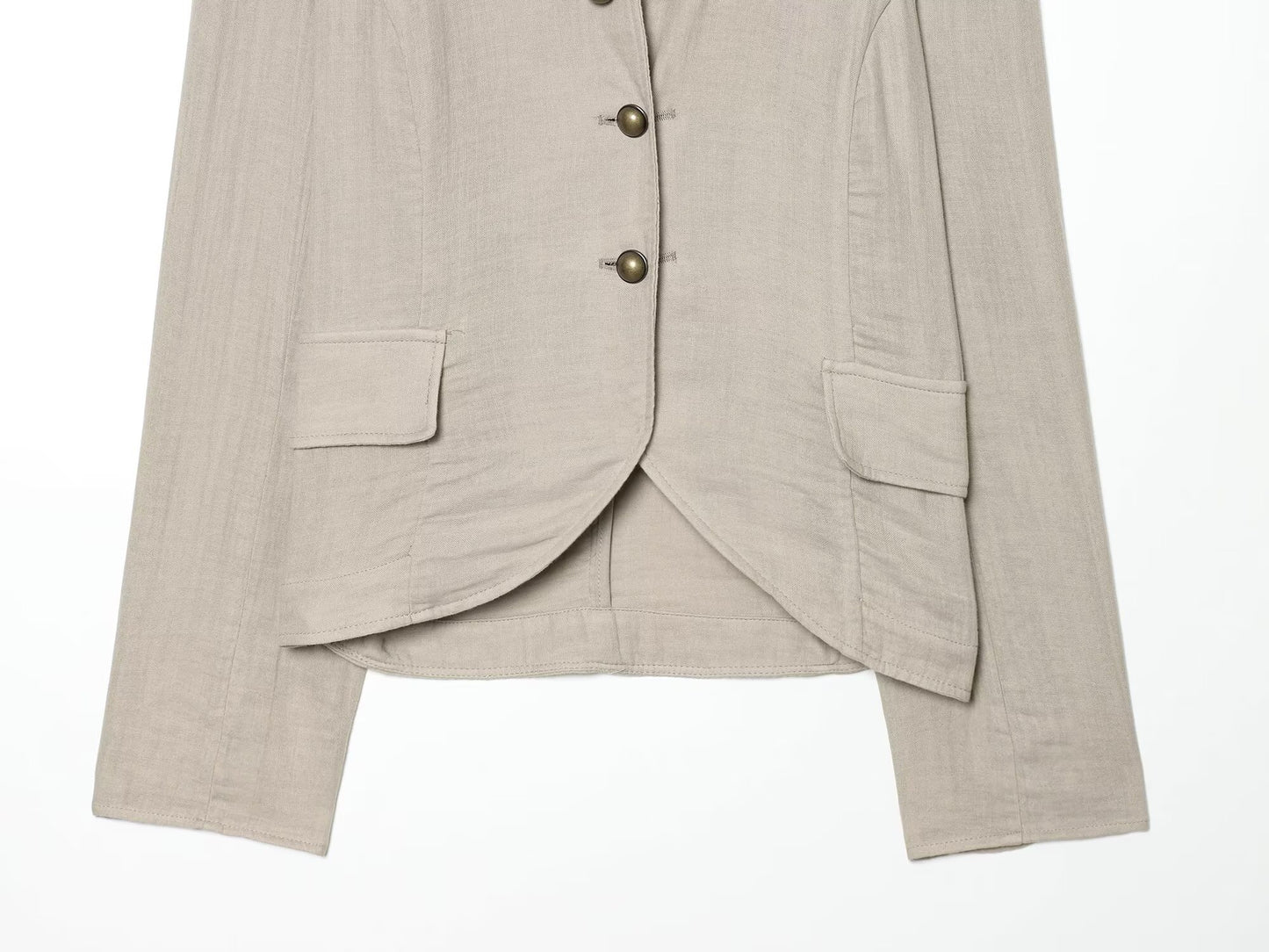 Women's slim double breasted Blazer Coat
