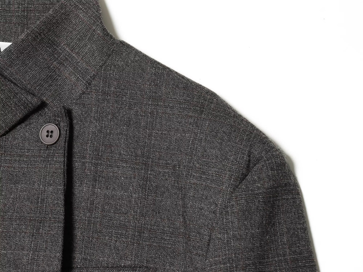 Women's casual stand collar wool blend Blazer Coat