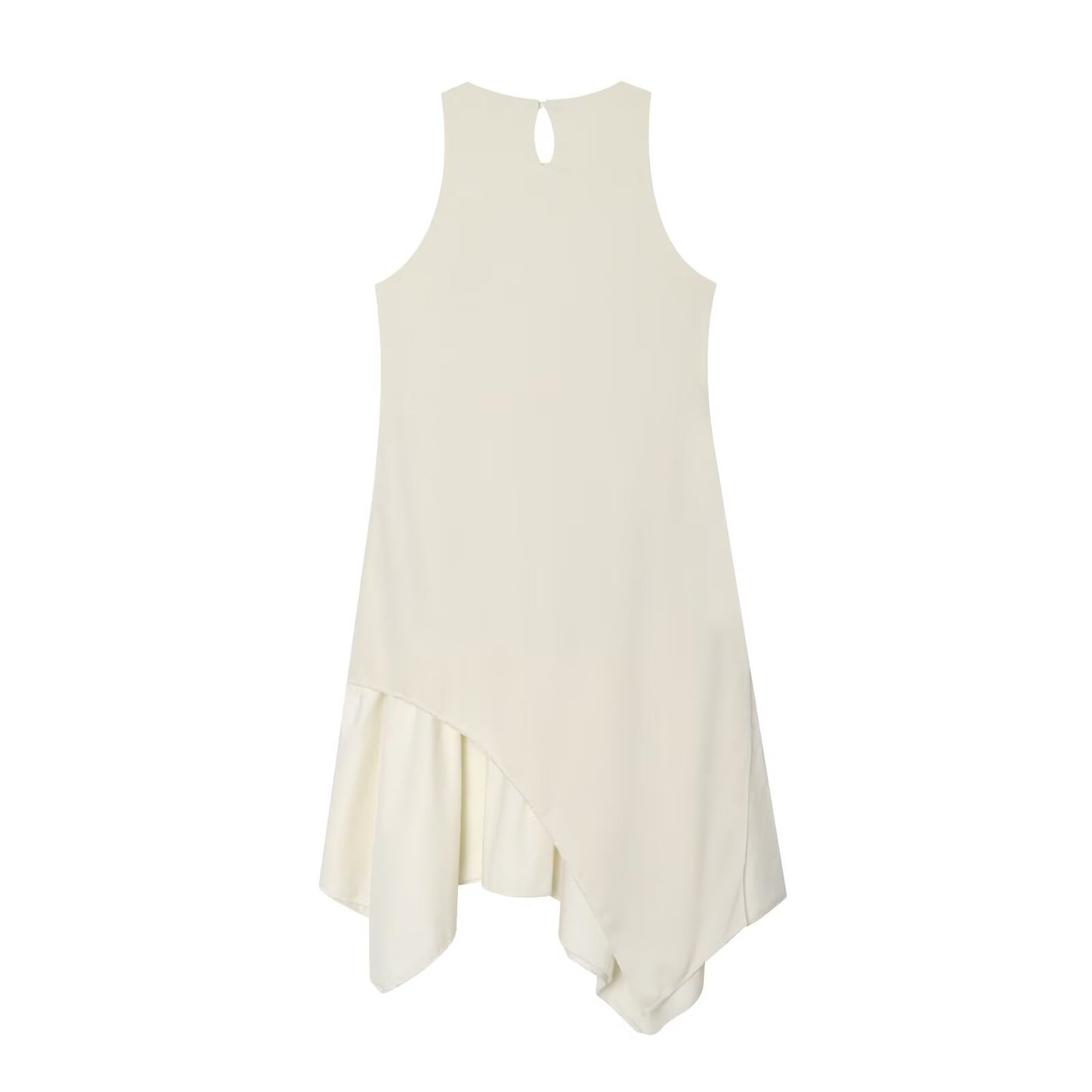 Women's patchwork halter neck dress