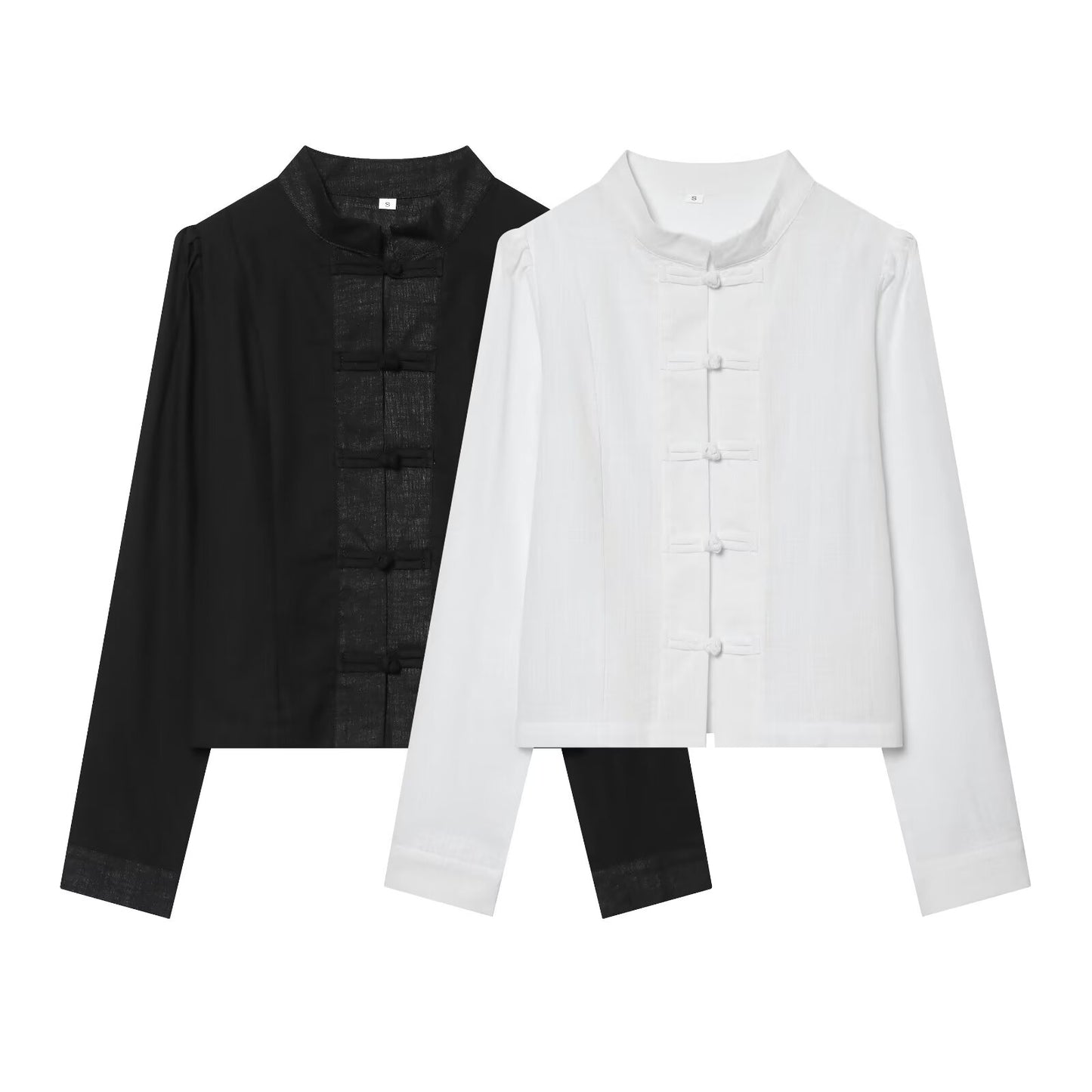 2026 Women's New Chinese style stand collar shirt