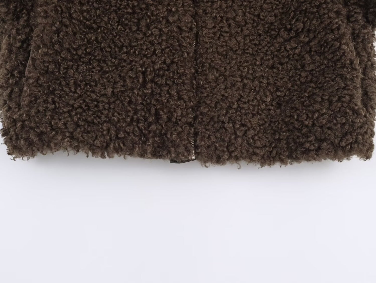 Women's Lapel warm fleece jacket Coat