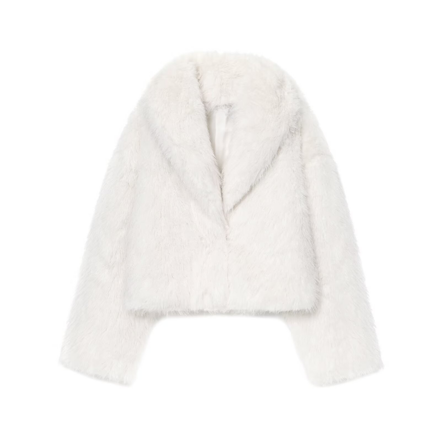 Women's fashion short imitation fur coat