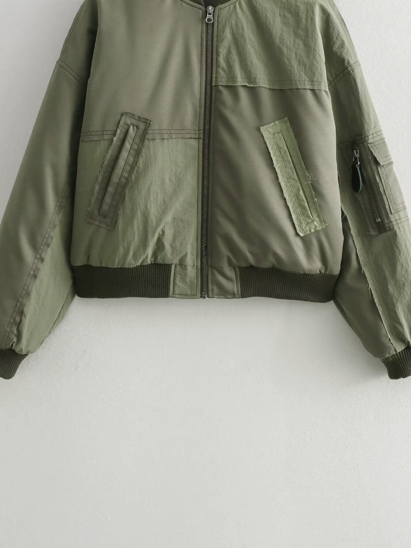 Women's 2025 new patchwork flying cotton jacket Coat