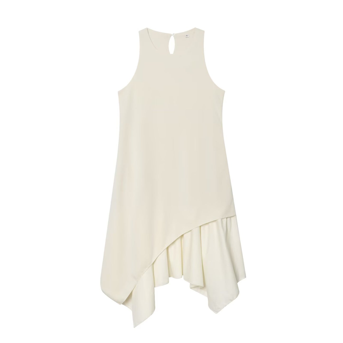 Women's patchwork halter neck dress