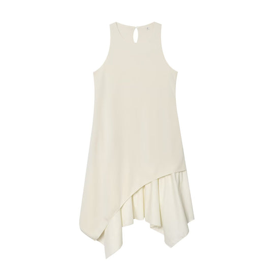 Women's patchwork halter neck dress