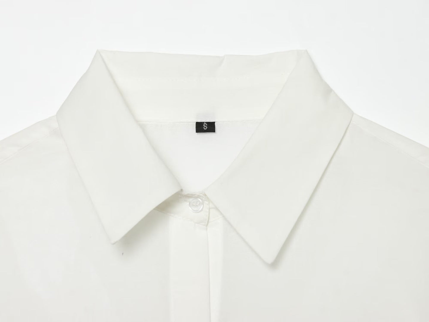 Women's casual hollowed out embroidered shirt