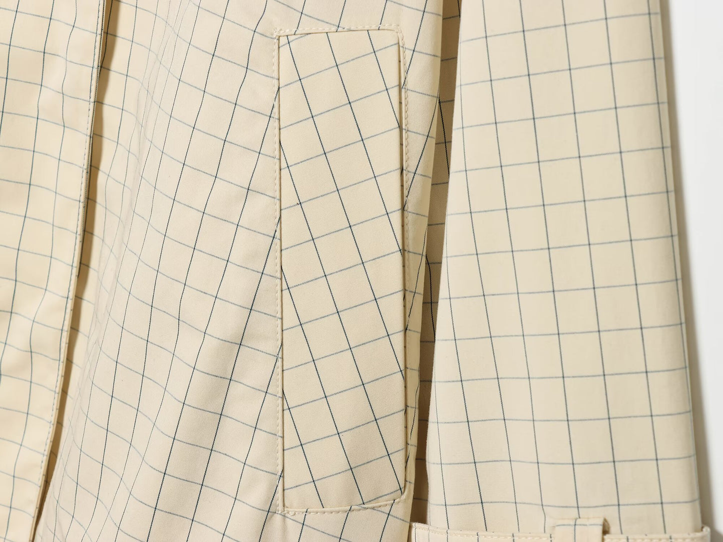 Women's loose plaid contrasting collar jacket