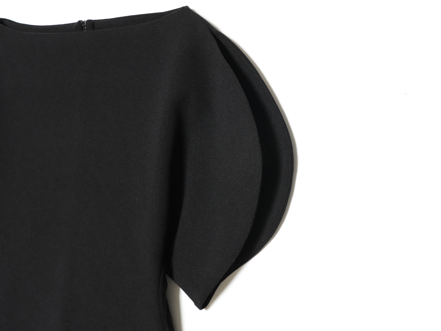 Women's Bubble Short Sleeve Asymmetric Top