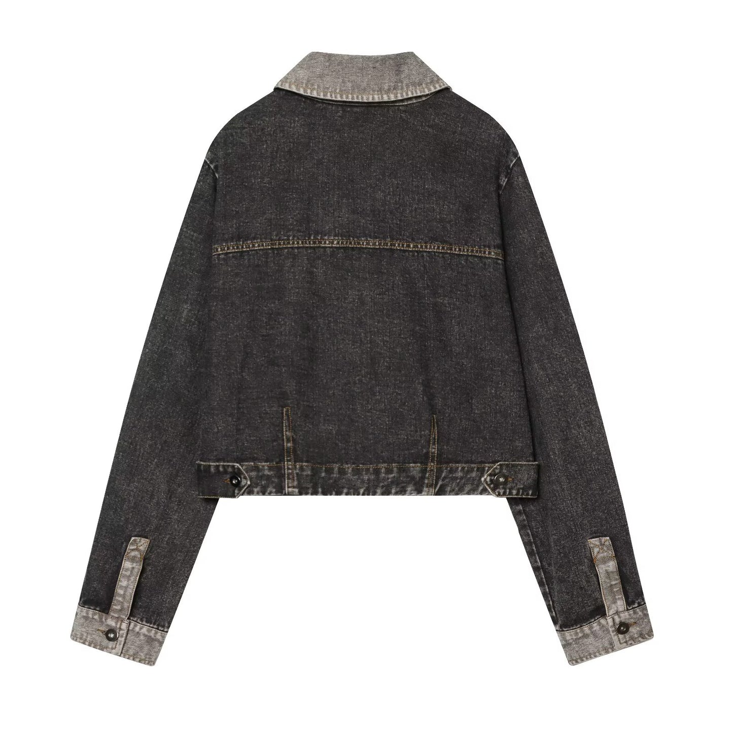 suit Women's 2 pieces patchwork denim jacket Coat+Jeans