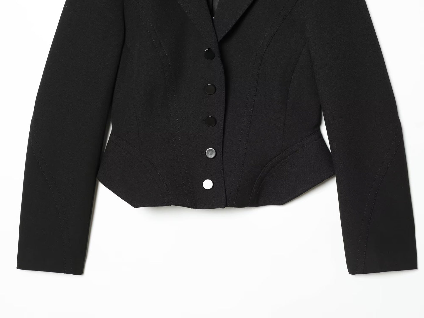 Women's slim single breasted short Blazer Coat
