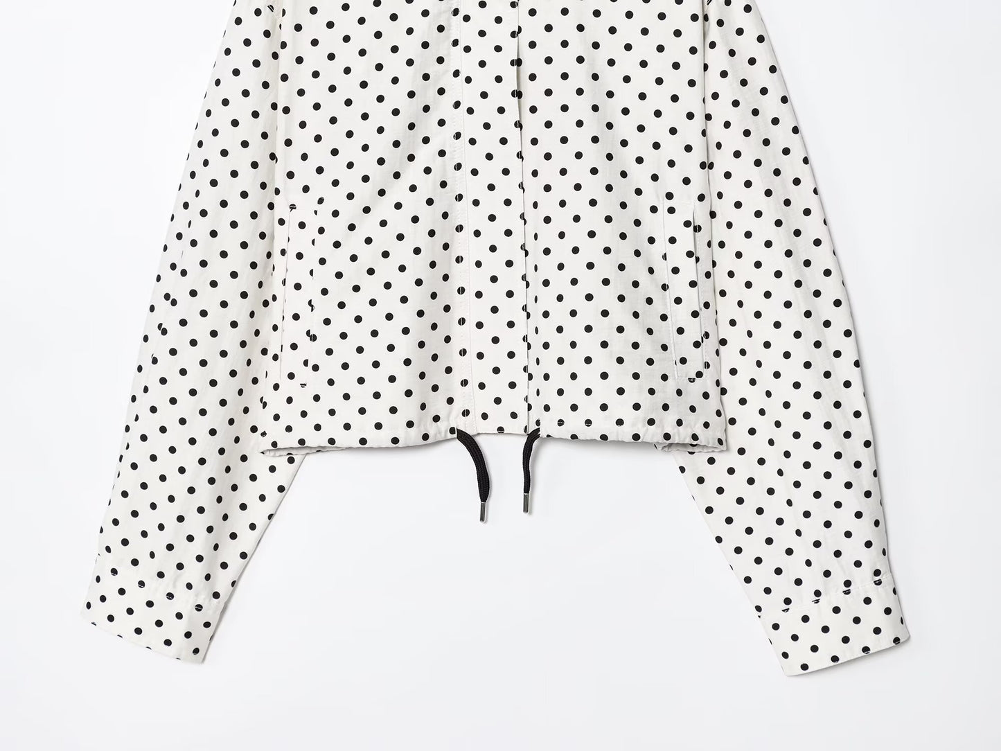suit Women's 2 pieces polka dot Bubble gauze Coat + Shorts