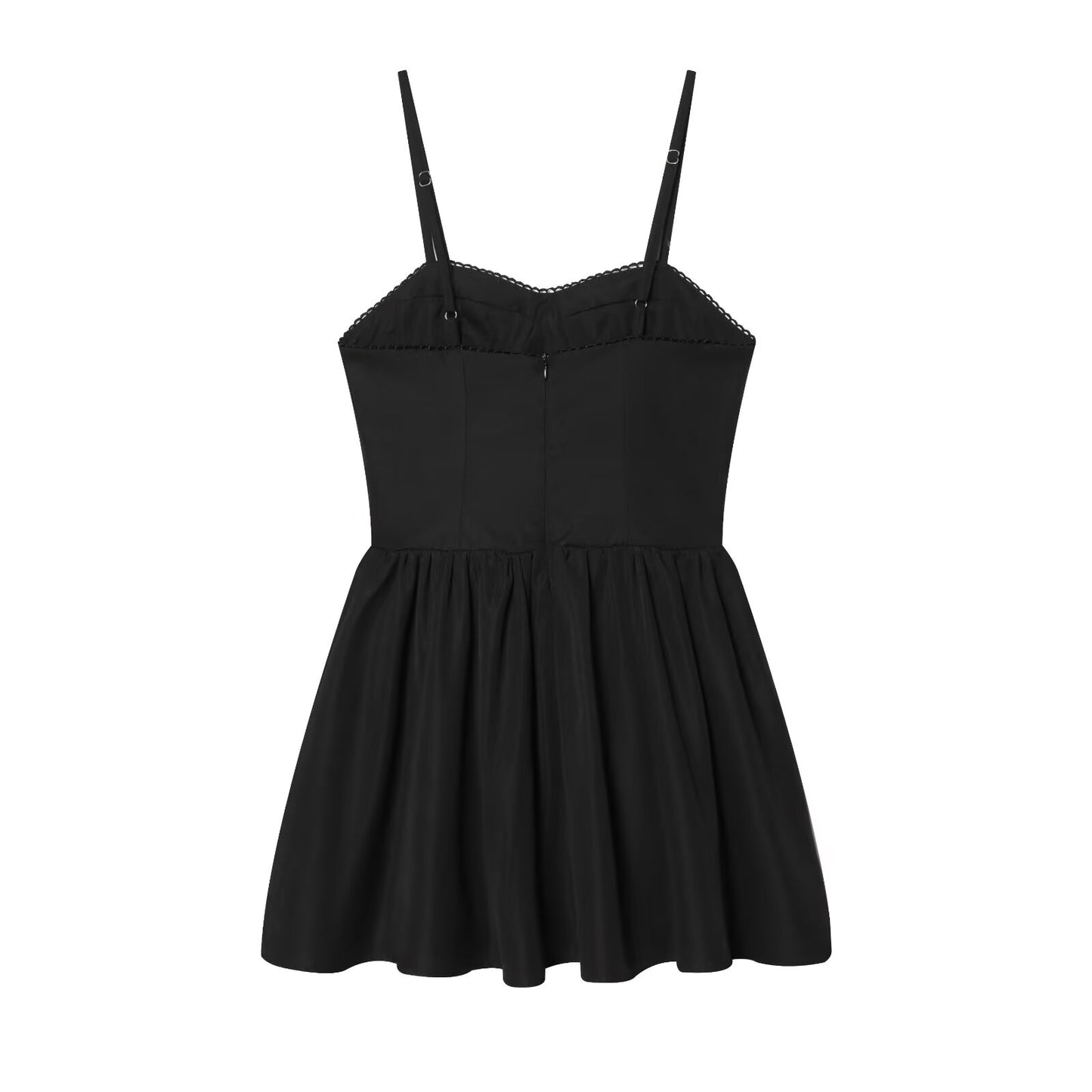 Women's strapless suspender puffy dress