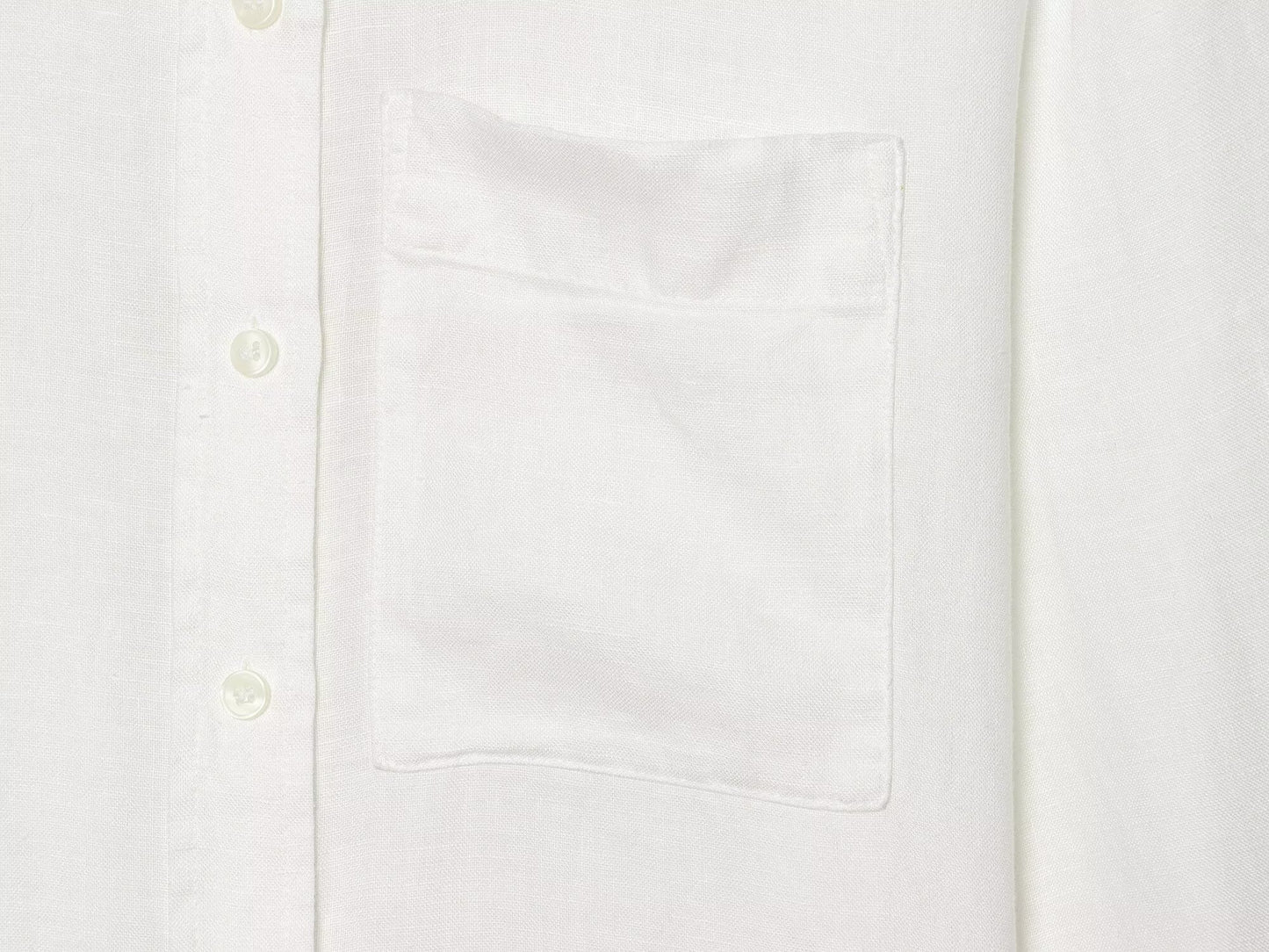 Women's linen blended linen long sleeved shirt