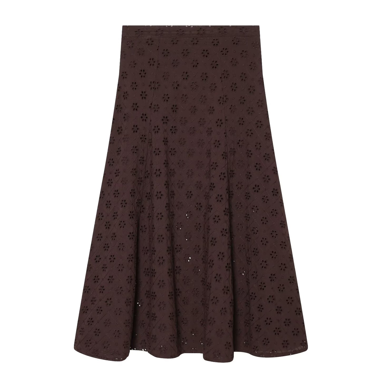 suit Women's 2 pieces hollowed out embroidered shirt+Pants+Skirts
