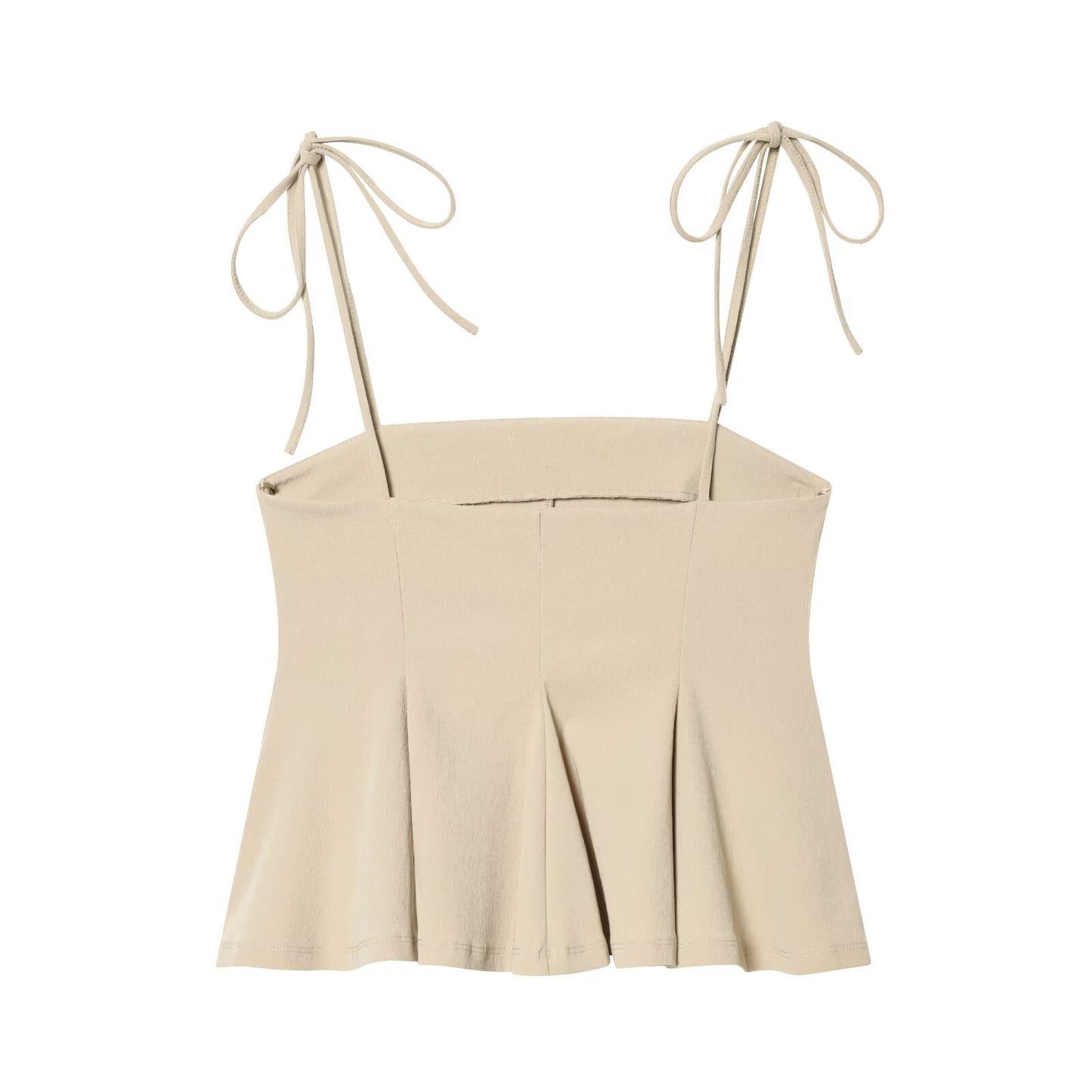 suit Women's 2 pieces short skirt style hem camisole top+Pants