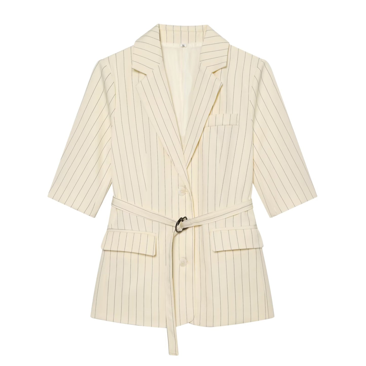 suit Women's 2 pieces five quarter sleeve lace up  Blazer Coat+shorts