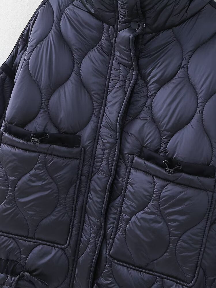 Women's loose warm cotton jacket Coat