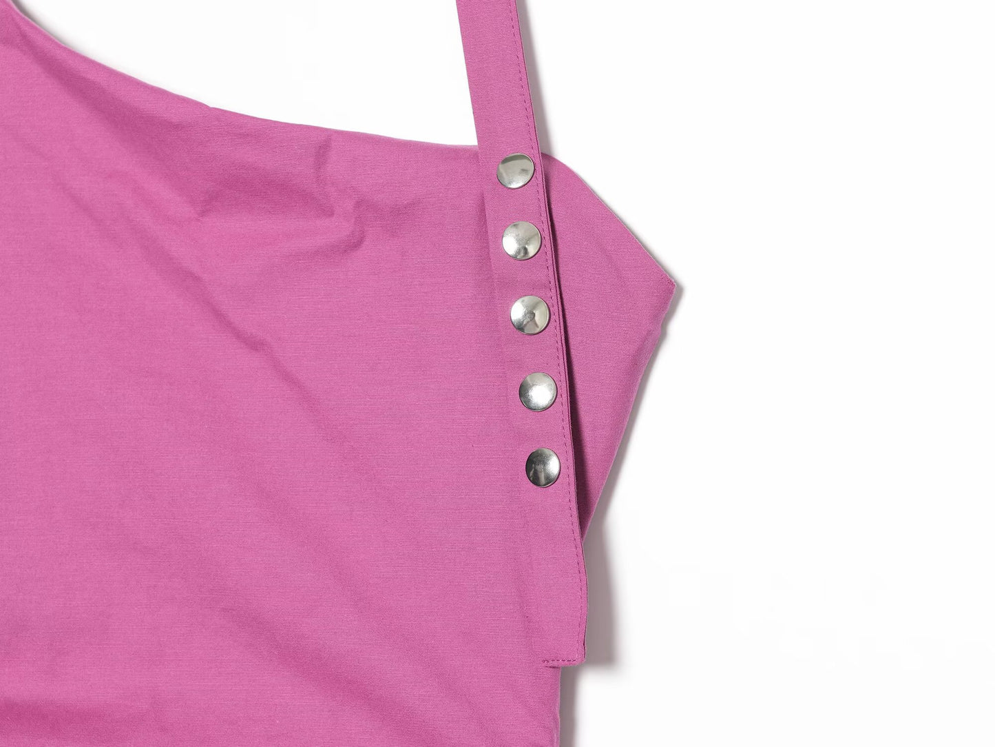 Women's layered decorative hanging neck poplin dress