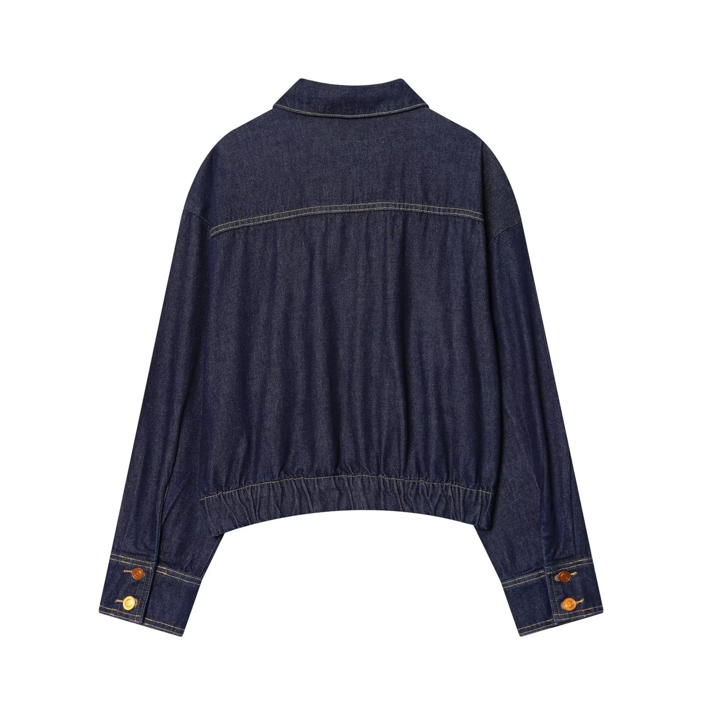 Women's casual denim pilot jacket Coat
