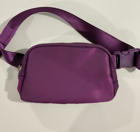 LU sports bag metal multi-functional outdoor running waist bag diagonal bag