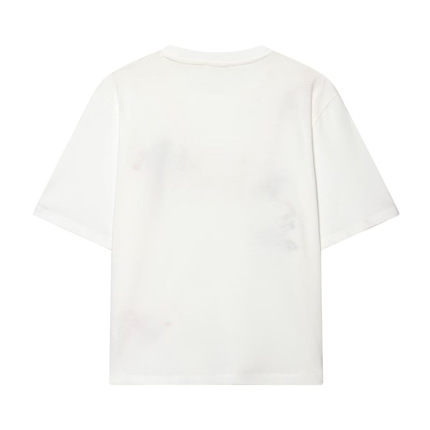 Women's casual O Neck embroidered flower T-shirt