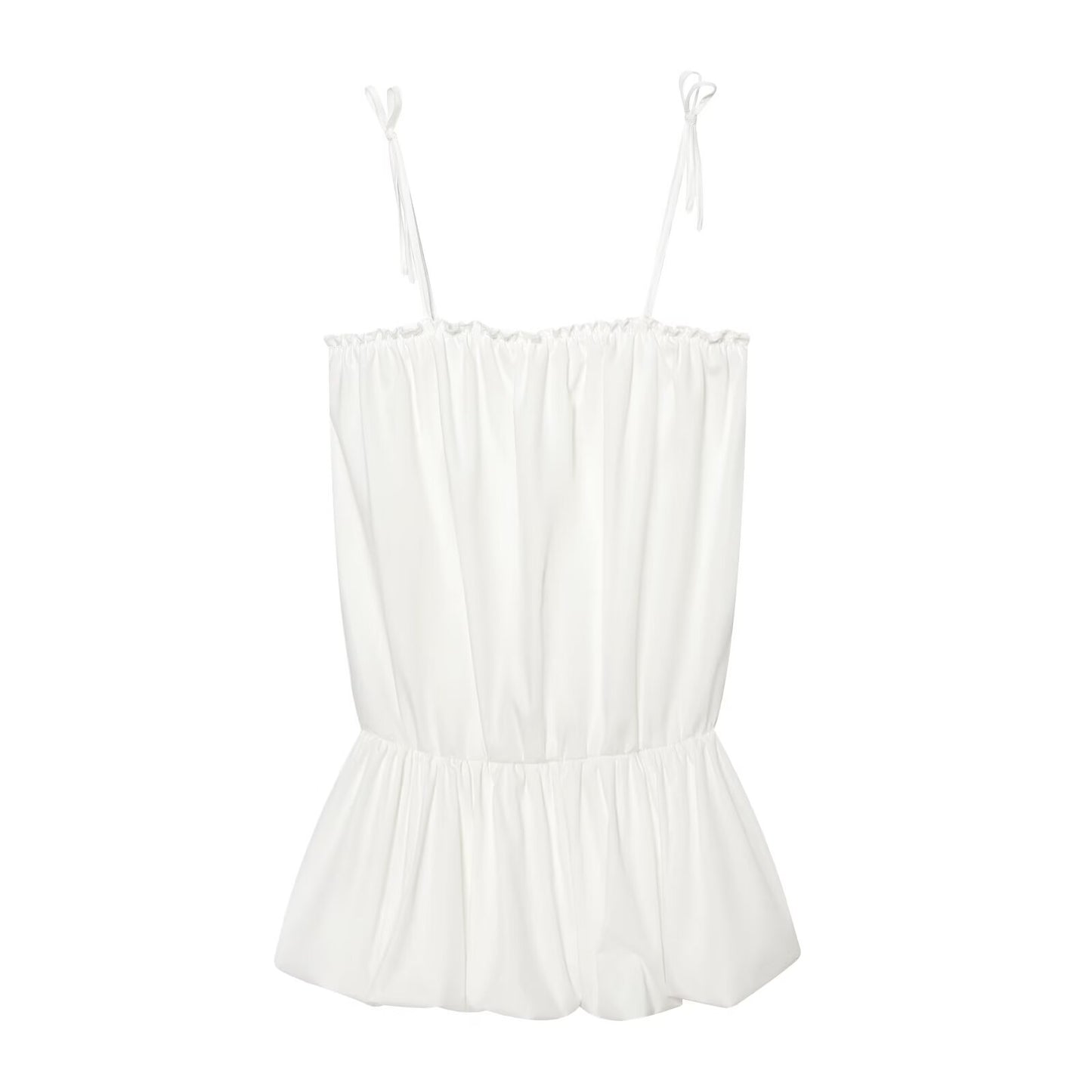 Women's nylon balloon version suspender dress