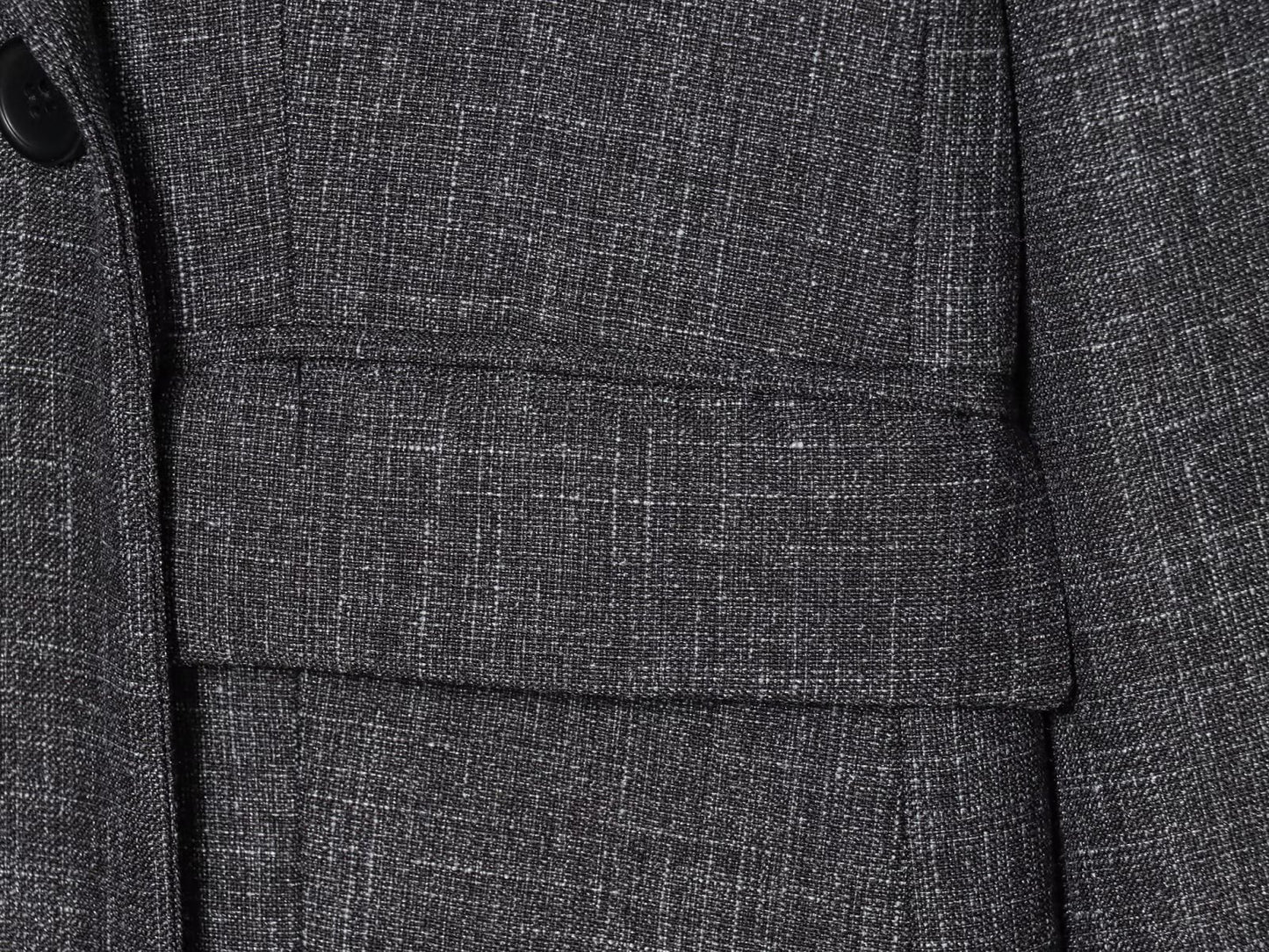 Women's loose wool blended straight cut Blazer Coat